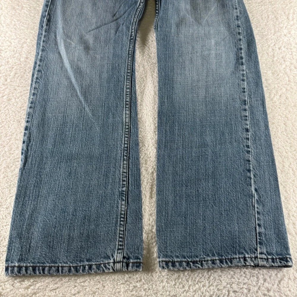 Y2K Levi 514 Slim Straight Leg Size 36x32 Light Wash Clean Denim Pants Used Men